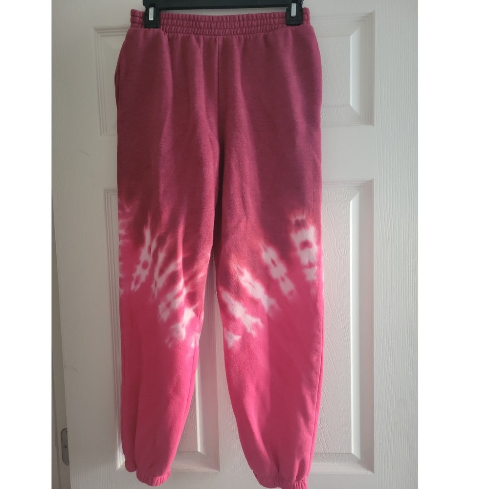 Art Class Girls Pink Tie Dye Sweatpants Fleece Joggers XL